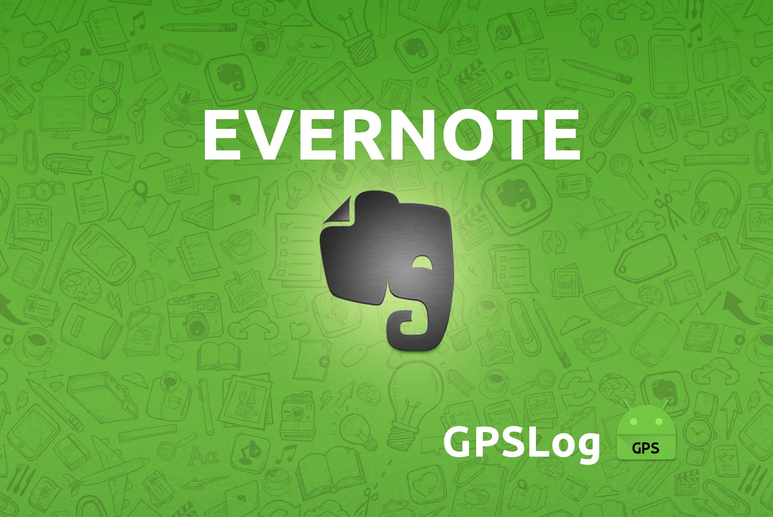 AndroidアプリでGPS位置情報取得「Evernoteと連携」(Ubuntu)